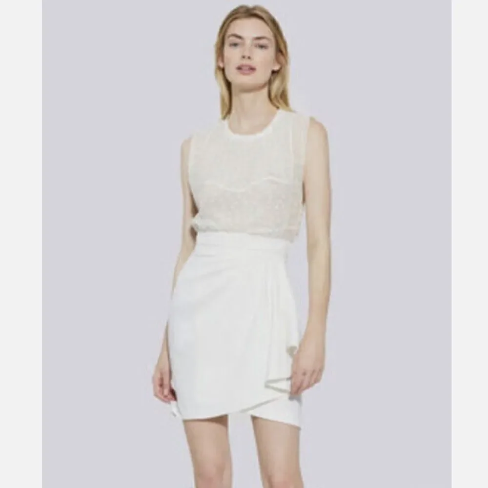 IRO Rama Wrap-effect Crepe skirt Size XS/ 34Fr